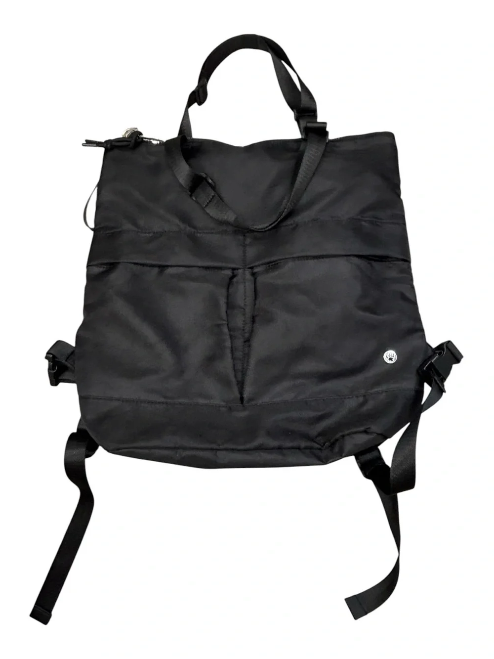 BEARPAW Convertible Nylon Tote Backpack Black Bag